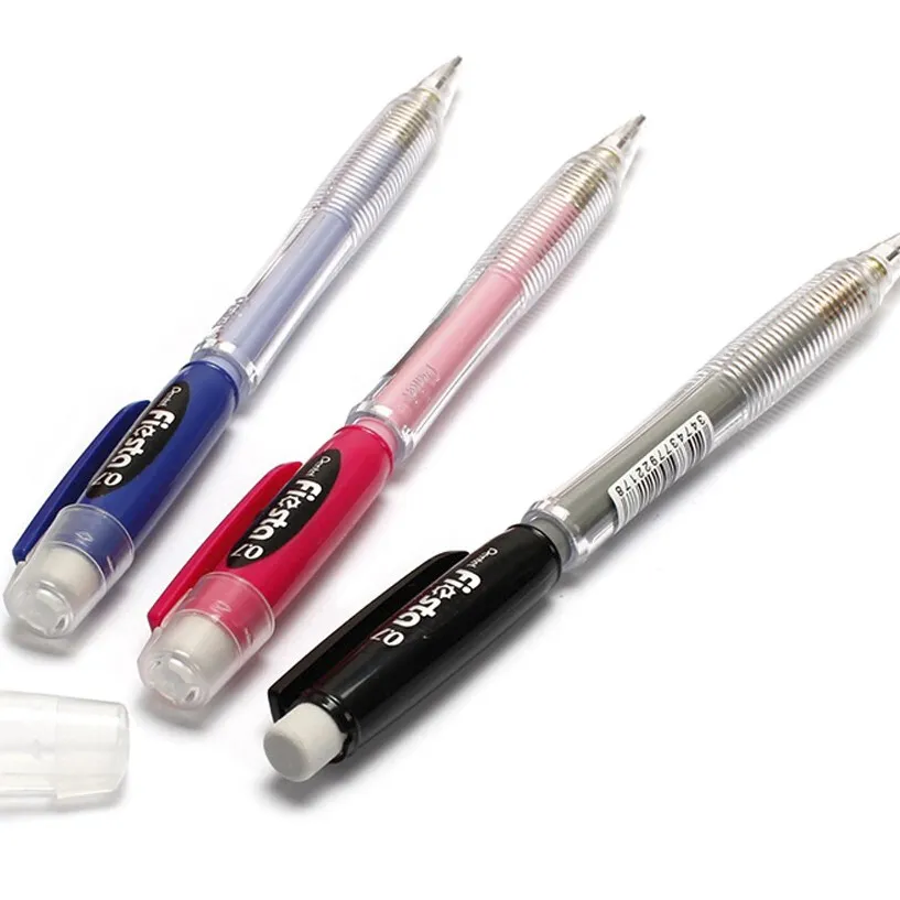 Ảnh Bút Chì Kim Pentel Nhật Bản Fiesta AX107 Ngòi 0.7mm | Thiết Kế Thân Trong Đẹp Mắt |Trang Bị Đầu Tẩy Tiện Dụng | 3 Màu Vỏ 4