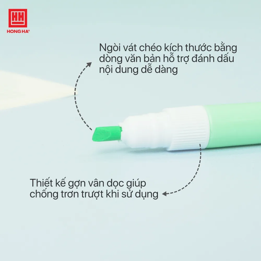 Ảnh Bút dạ quang Hồng Hà Pastel HH01 - 3565 3