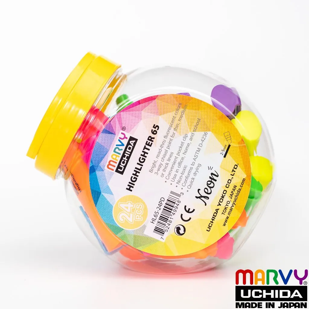 Ảnh Bút dạ quang Marvy Uchida 65 2