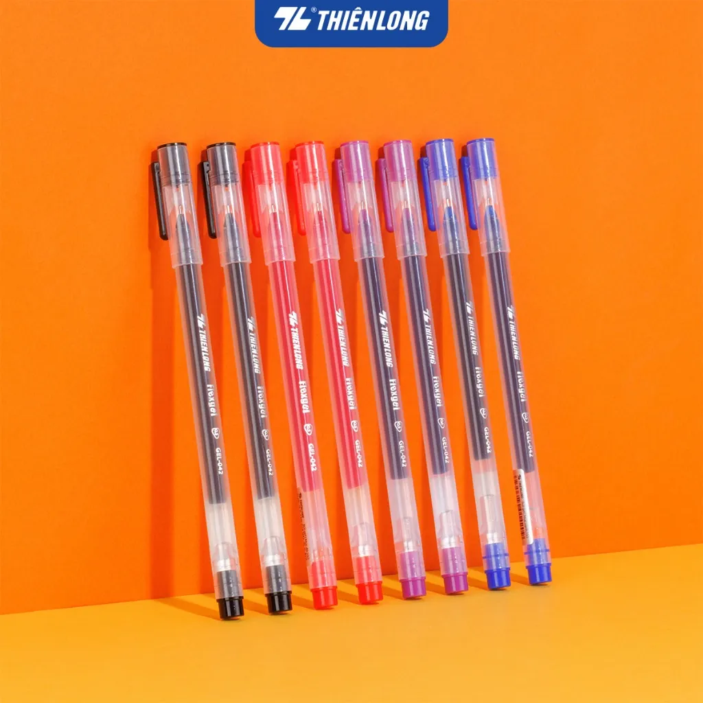 Ảnh Bút gel, bút bi nước Thiên Long Flexgel GEL-042 mực khô nhanh, nét viết êm, ngòi 0.5mm phù hợp cho học sinh, sinh viên 2