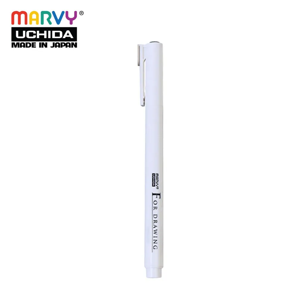 Ảnh Bút Line Đi Nét Chuyên Nghiệp Marvy Uchida 4600 màu đen 2