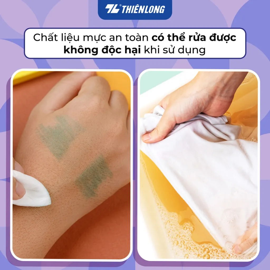 Ảnh Bút lông màu Fiber Pen 20 màu Pastel Thiên Long Colokit SWM-C008 - Bút lông màu, bút dạ, bút highlight rửa được an toàn 4