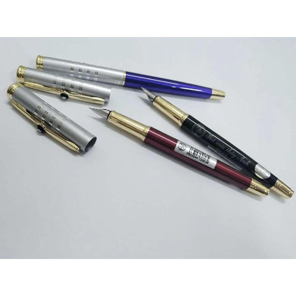 Ảnh Bút mài thầy ánh SH003 cao cấp ngòi bút trắng mảnh luyện chữ nét thanh nét đậm - Nhà Sách Tâm An 3