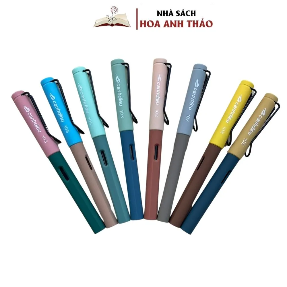 Ảnh Bút Máy Luyện Chữ Đẹp Cánh Diều CD 108 Ngòi Kim Lá Tre Tạo Thanh Đậm 1