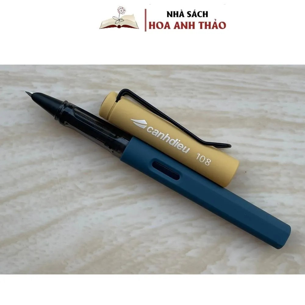 Ảnh Bút Máy Luyện Chữ Đẹp Cánh Diều CD 108 Ngòi Kim Lá Tre Tạo Thanh Đậm 3