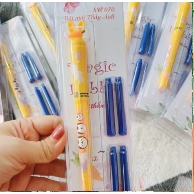 Ảnh Bút máy ngòi mài Ánh Dương, bút mài thầy ánh SH070 xóa được ngòi kim tinh êm trơn 4