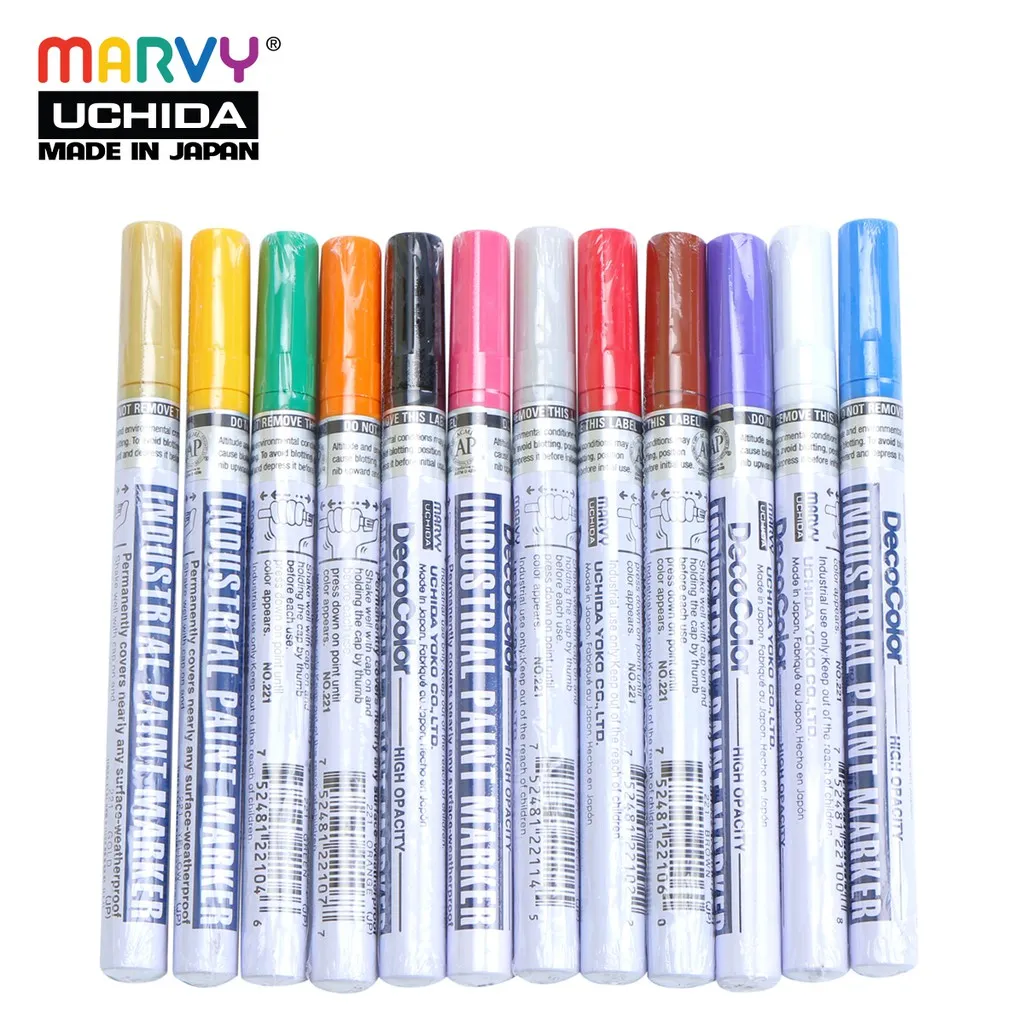 Ảnh Bút sơn không phai Marvy Uchida 221 ngòi 1.4mm 1
