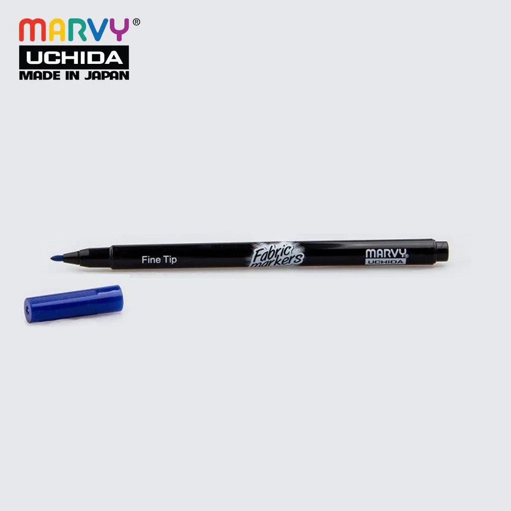 Ảnh Bút Vẽ Vải Không Bay Màu Đầu Nhỏ Marvy Uchida 510 1