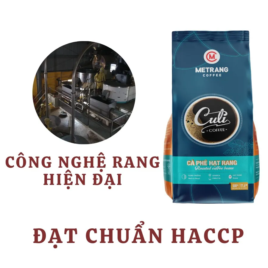 Ảnh Cà phê hạt rang mộc, cà phê Culi (CL) Mê Trang - Túi hạt 500g 4