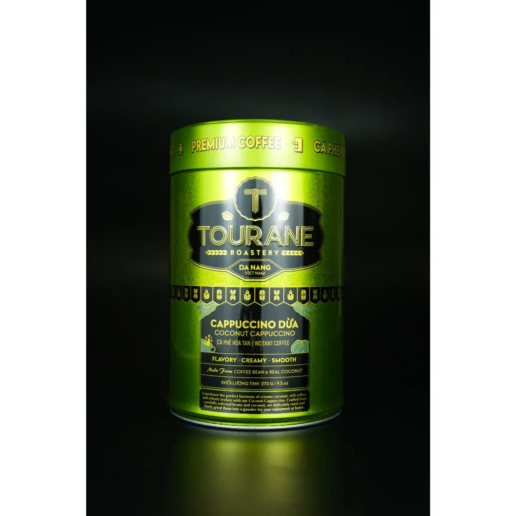 Ảnh Cà Phê Hòa Tan Cappuccino Dừa Thiếc - Tourane Roastery 1