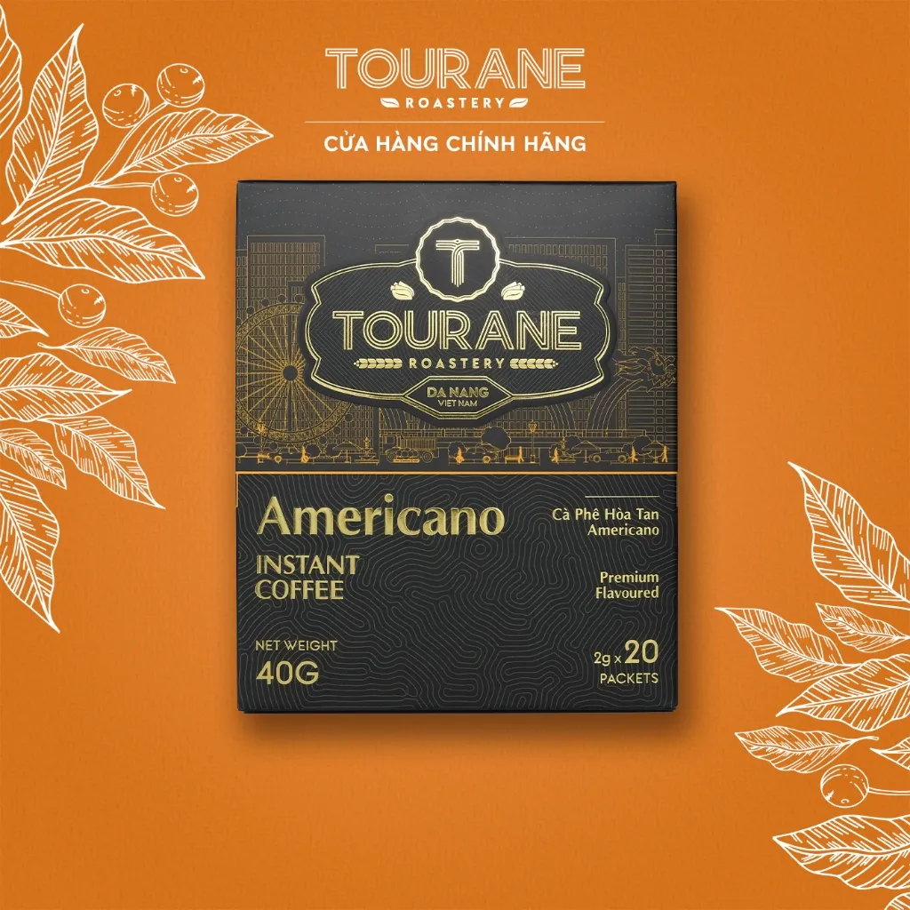 Ảnh Cà Phê Hòa Tan Nguyên Chất Americano (Hộp 20 gói x 2G) 1