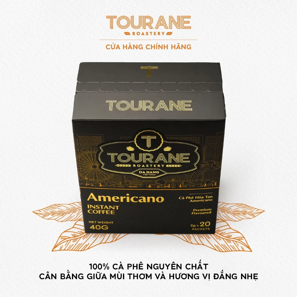 Ảnh Cà Phê Hòa Tan Nguyên Chất Americano (Hộp 20 gói x 2G) 3