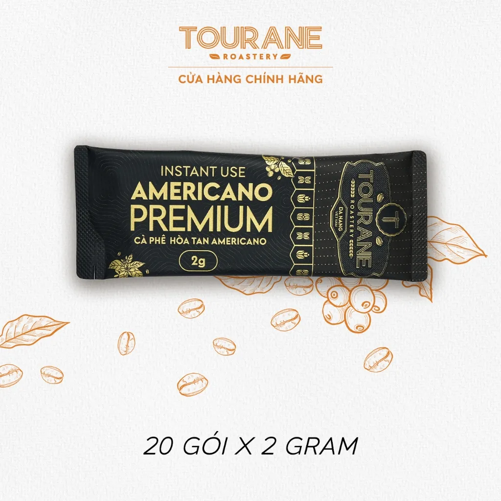 Ảnh Cà Phê Hòa Tan Nguyên Chất Americano (Hộp 20 gói x 2G) 4