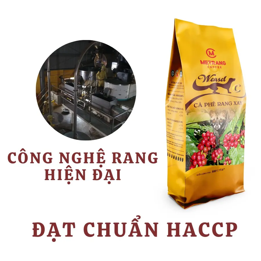 Ảnh Cà phê Mê Trang Chồn rang xay (C) - Túi bột 500g 4