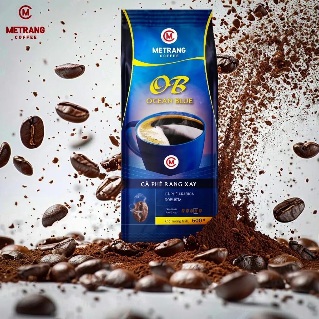 Ảnh Cà phê Mê Trang Ocean Blue (OB) - Túi bột 500g 2