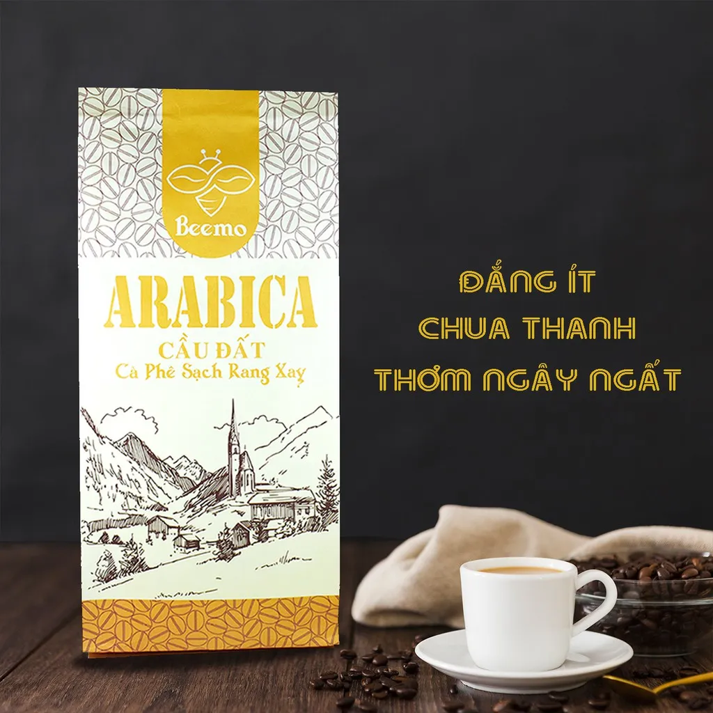Ảnh Cà phê nguyên chất Arabica Cầu Đất Beemo 4