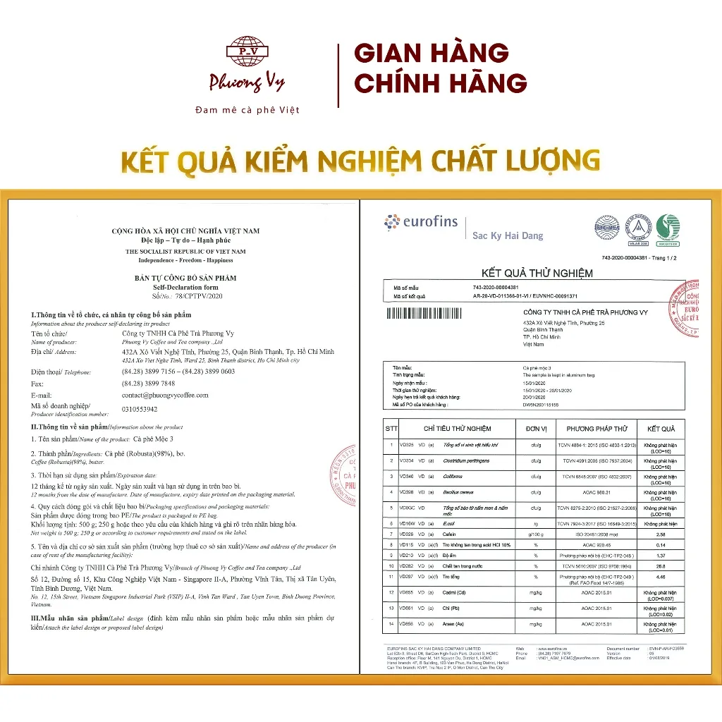 Ảnh Cà Phê Nguyên Chất Mộc 3 500g vị đậm đà, hương thơm nồng nàn, Phương Vy Coffee 3
