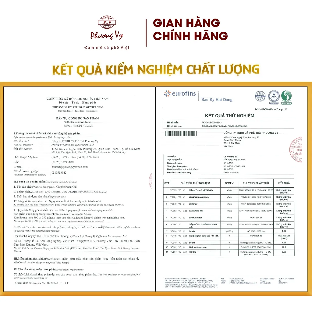 Ảnh Cà Phê Nguyên Chất Rang Củi 500g, công thức rang đặc biệt, hương vị đậm đà, Phương Vy Coffee 3