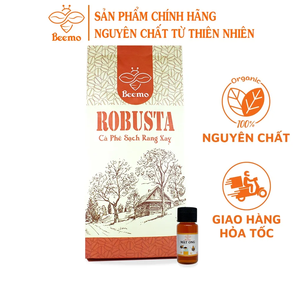 Ảnh Cà phê nguyên chất Robusta Beemo 1