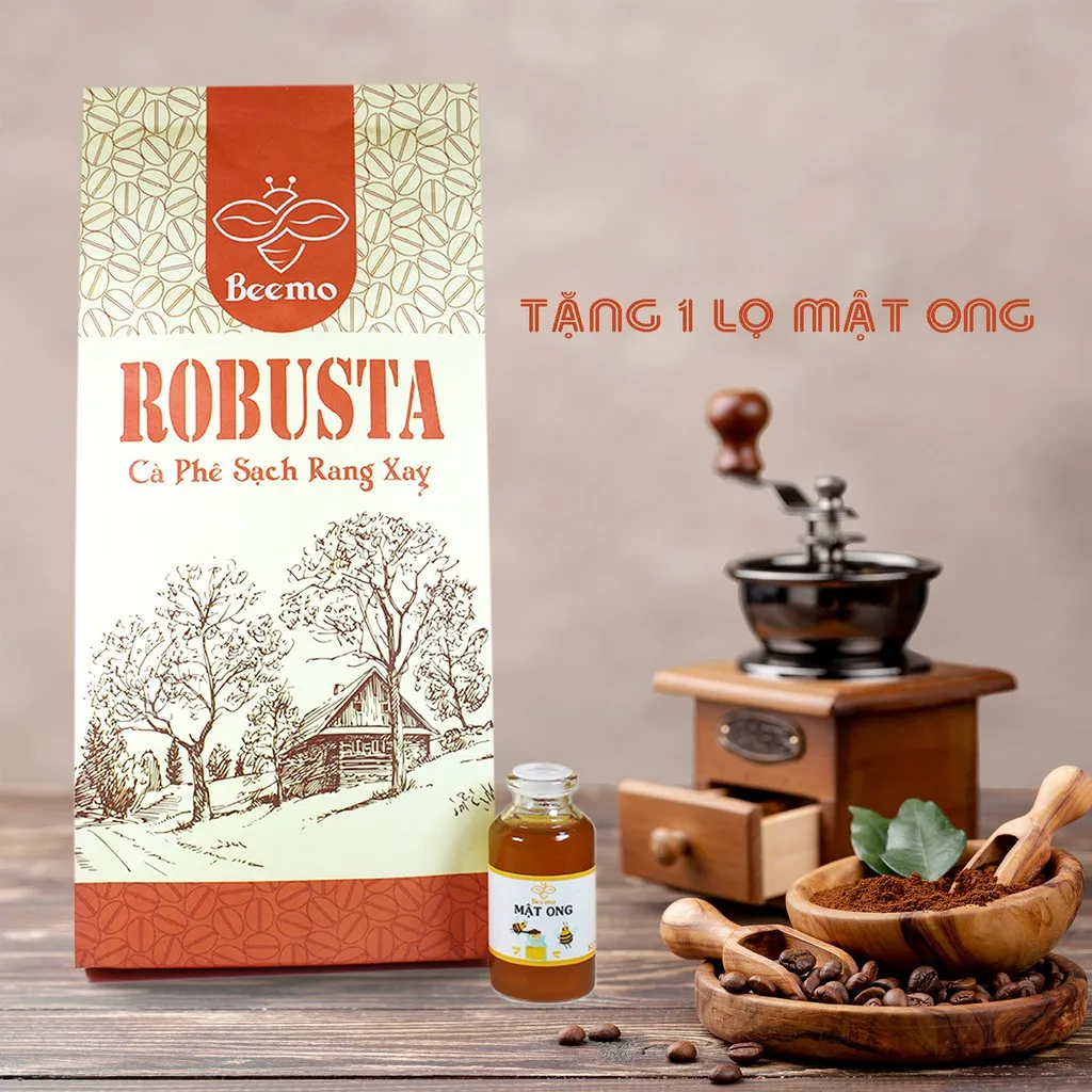 Ảnh Cà phê nguyên chất Robusta Beemo 3
