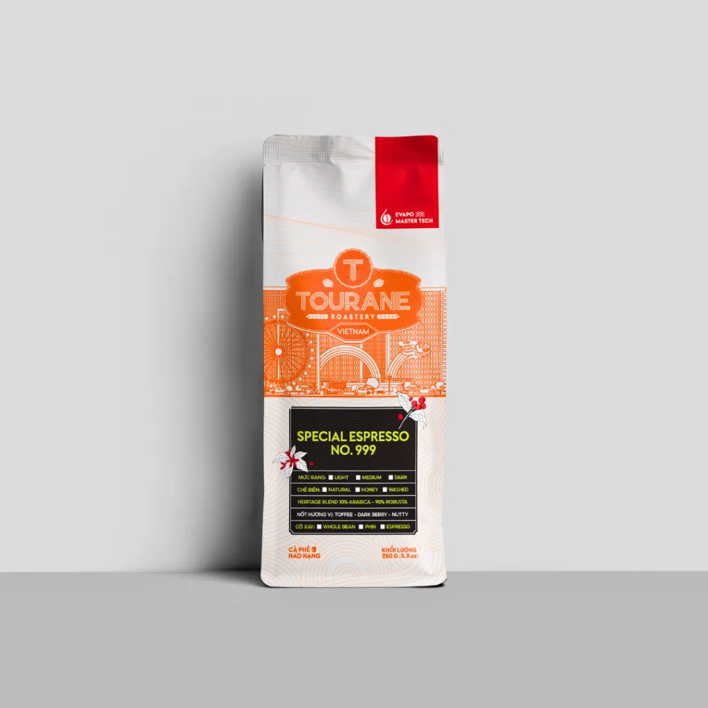 Ảnh Cà Phê Rang Tourane Roastery- Special Espresso No. 999 - 90% Robusta & 10% Arabica 2