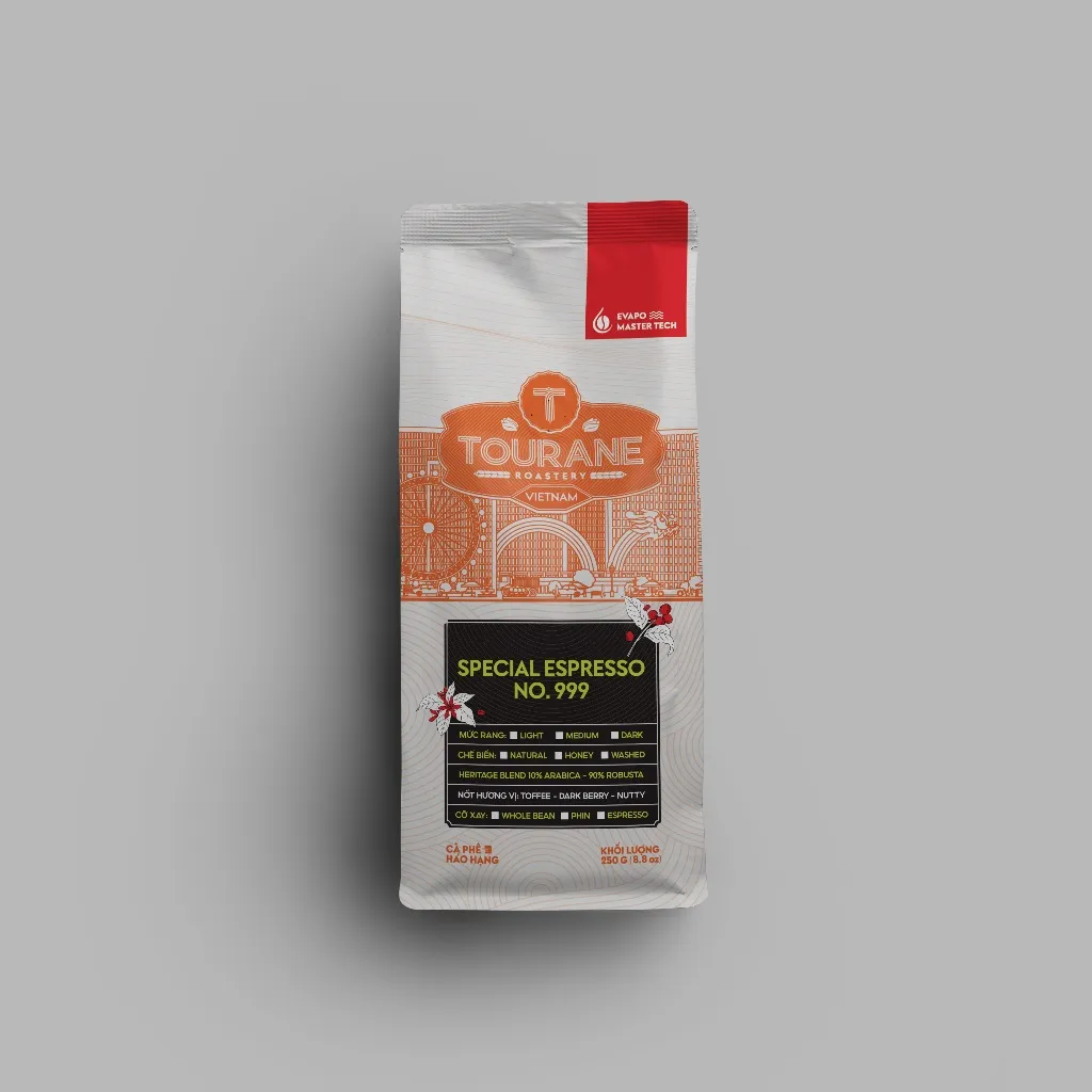 Ảnh Cà Phê Rang Tourane Roastery- Special Espresso No. 999 - 90% Robusta & 10% Arabica 4
