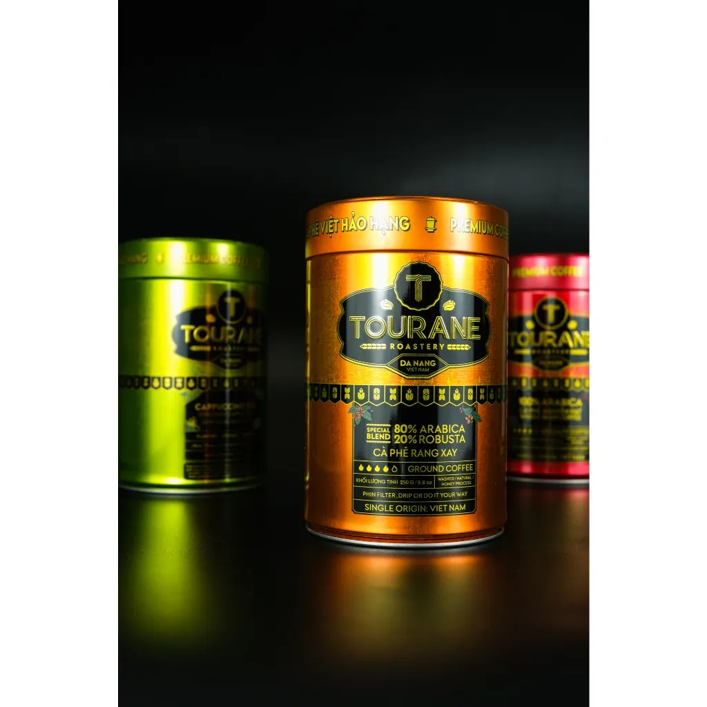 Ảnh Cà Phê Rang Xay 80% Arabica - 20% Robusta 250G - Tourane Roastery 2