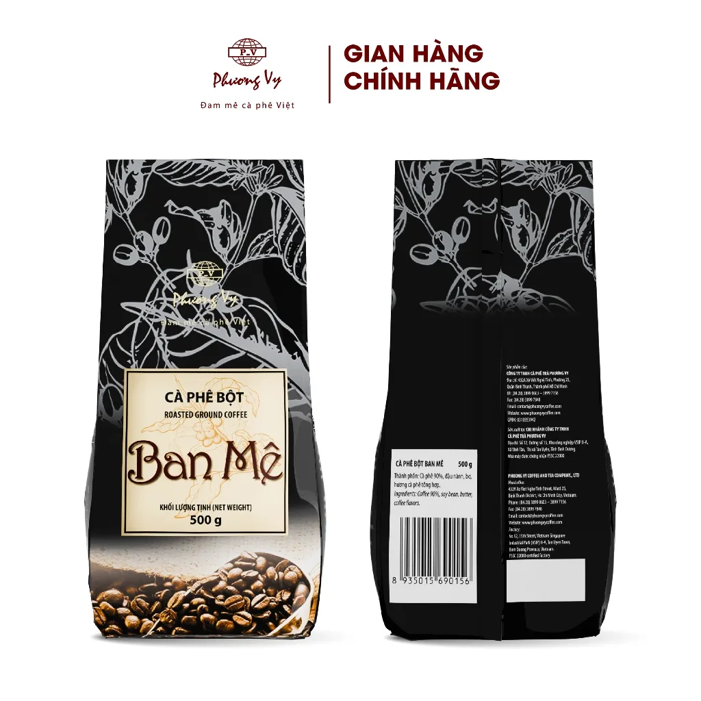 Ảnh Cà Phê Truyền Thống Ban Mê 500g đậm đà, thơm dịu, hậu đậm, Phương Vy Coffee 1