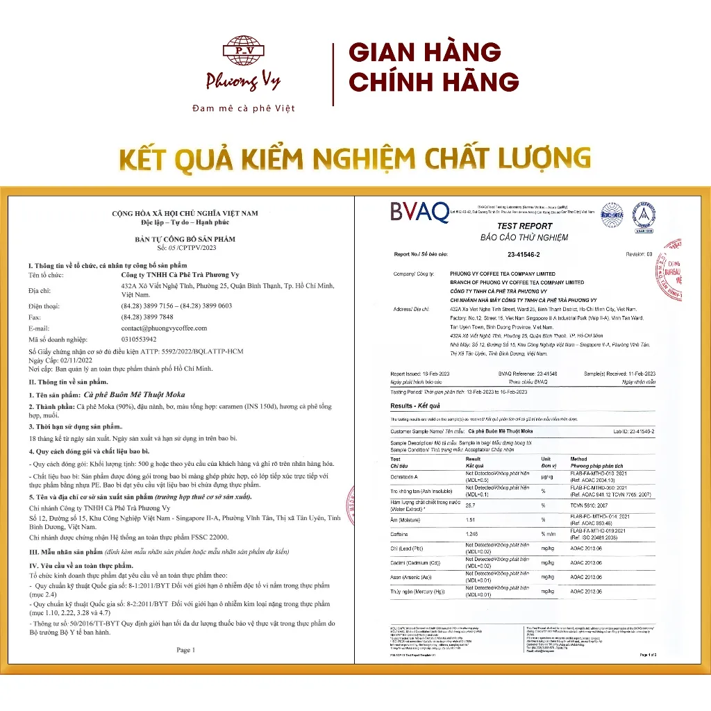 Ảnh Cà Phê Truyền Thống Buôn Mê Thuột MoKa 500g đậm đà, sánh béo, Phương Vy Coffee 4