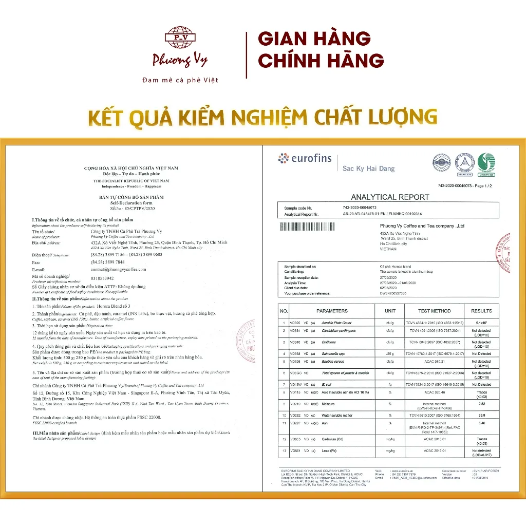 Ảnh Cà Phê Truyền Thống Horeca Blend số 3 500g đậm đà, sánh nước, Phương Vy Coffee 3