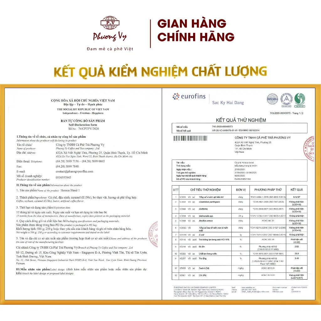 Ảnh Cà Phê Truyền Thống Horeca Blend số 1 500g đậm vừa, sánh nước, hương thơm nồng nàn, Phương Vy Coffee 3