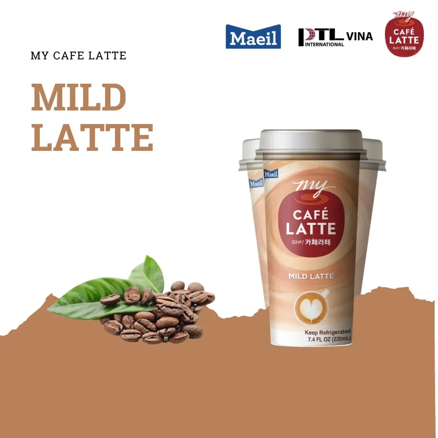 Ảnh Cà phê uống liền MAEIL My Café Latte Hàn Quốc thơm ngon, đủ vị không gây mất ngủ 220ml 4