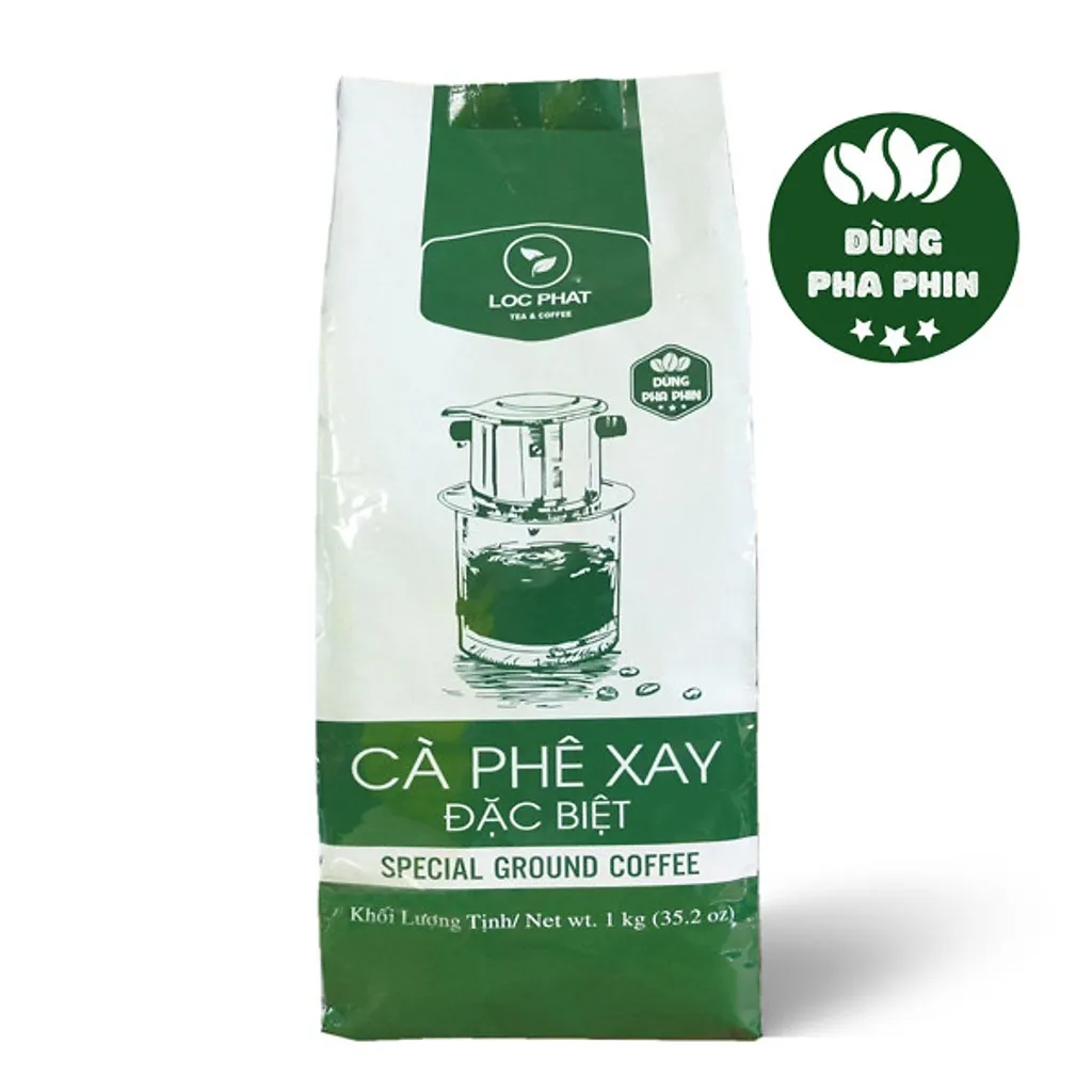 Ảnh CÀ PHÊ XAY ĐẶC BIỆT LỘC PHÁT - PHA PHIN - 1KG - NGUYÊN LIỆU DÙNG PHA CHẾ ĐỒ UỐNG (Trà Lộc Phát) 2
