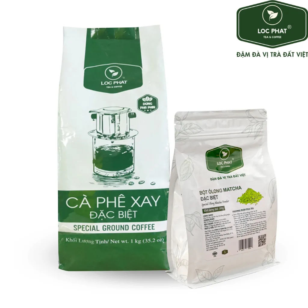 Ảnh CÀ PHÊ XAY ĐẶC BIỆT LỘC PHÁT - PHA PHIN - 1KG - NGUYÊN LIỆU DÙNG PHA CHẾ ĐỒ UỐNG (Trà Lộc Phát) 3