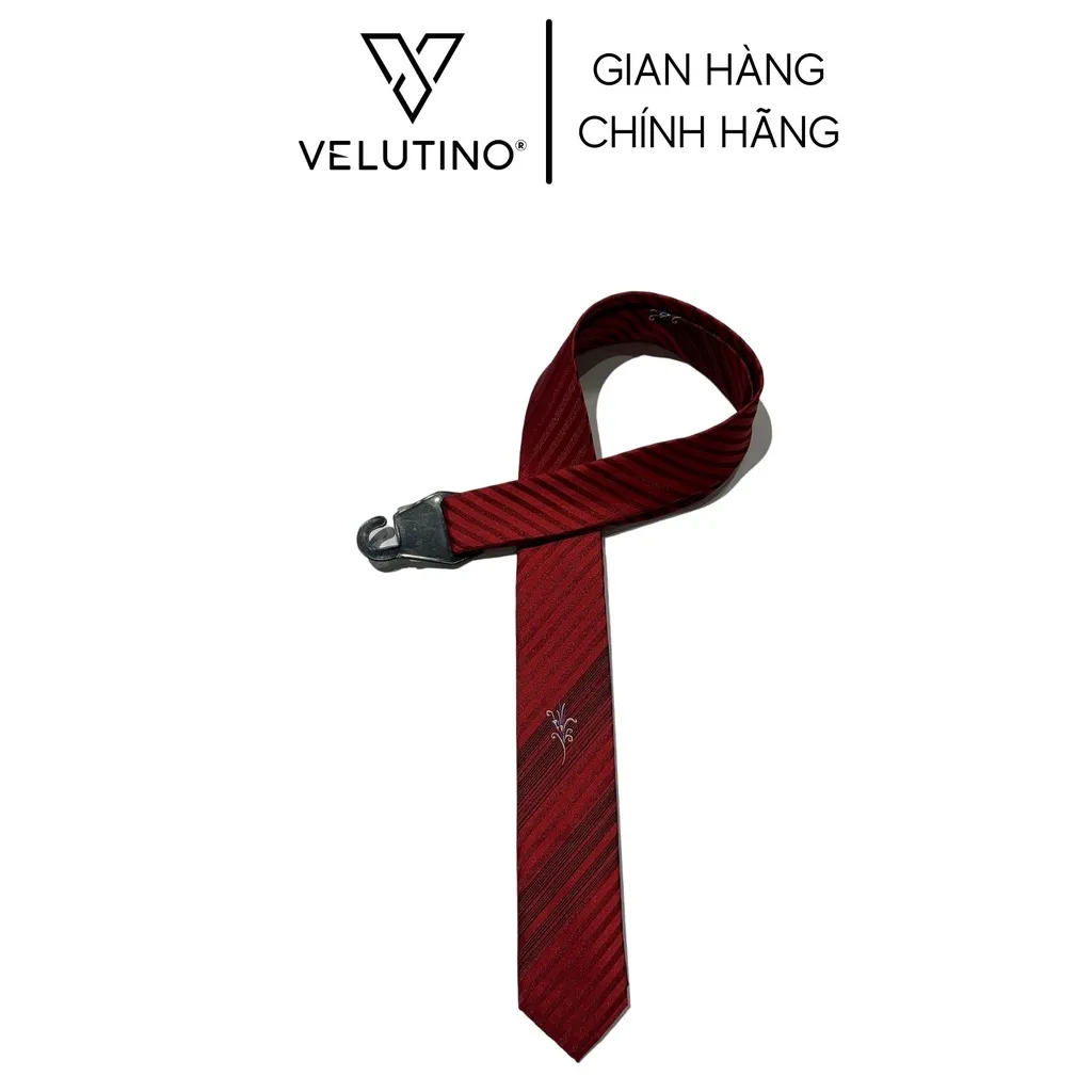 Ảnh Cà vạt nam Velutino họa tiết nam tính trẻ trung bản vừa 1