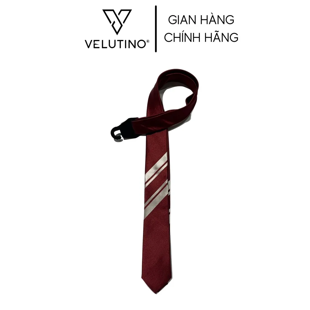 Ảnh Cà vạt nam Velutino họa tiết nam tính trẻ trung bản nhỏ 1