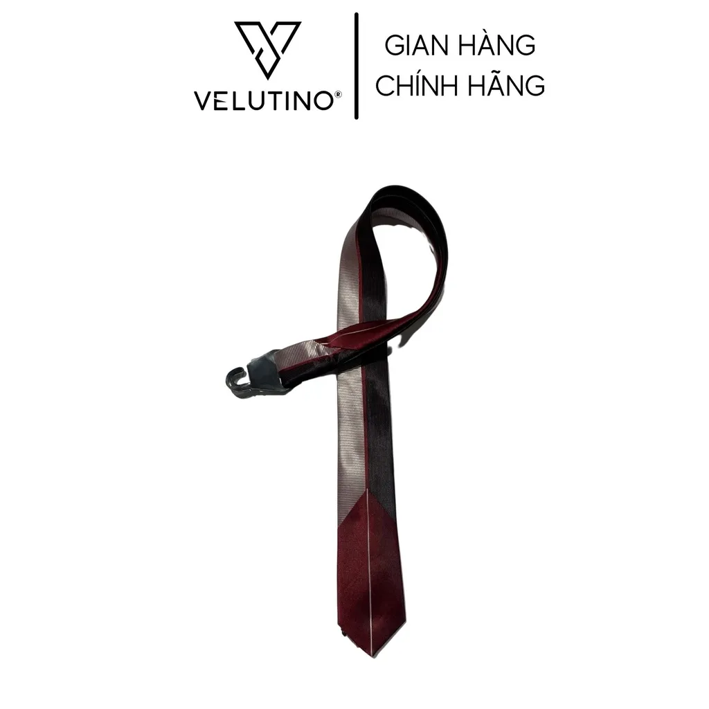 Ảnh Cà vạt nam Velutino họa tiết nam tính trẻ trung bản nhỏ 2