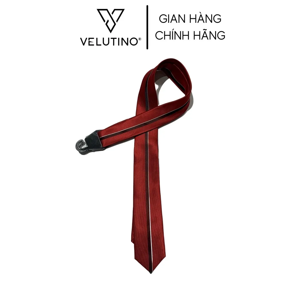 Ảnh Cà vạt nam Velutino họa tiết nam tính trẻ trung bản nhỏ 3