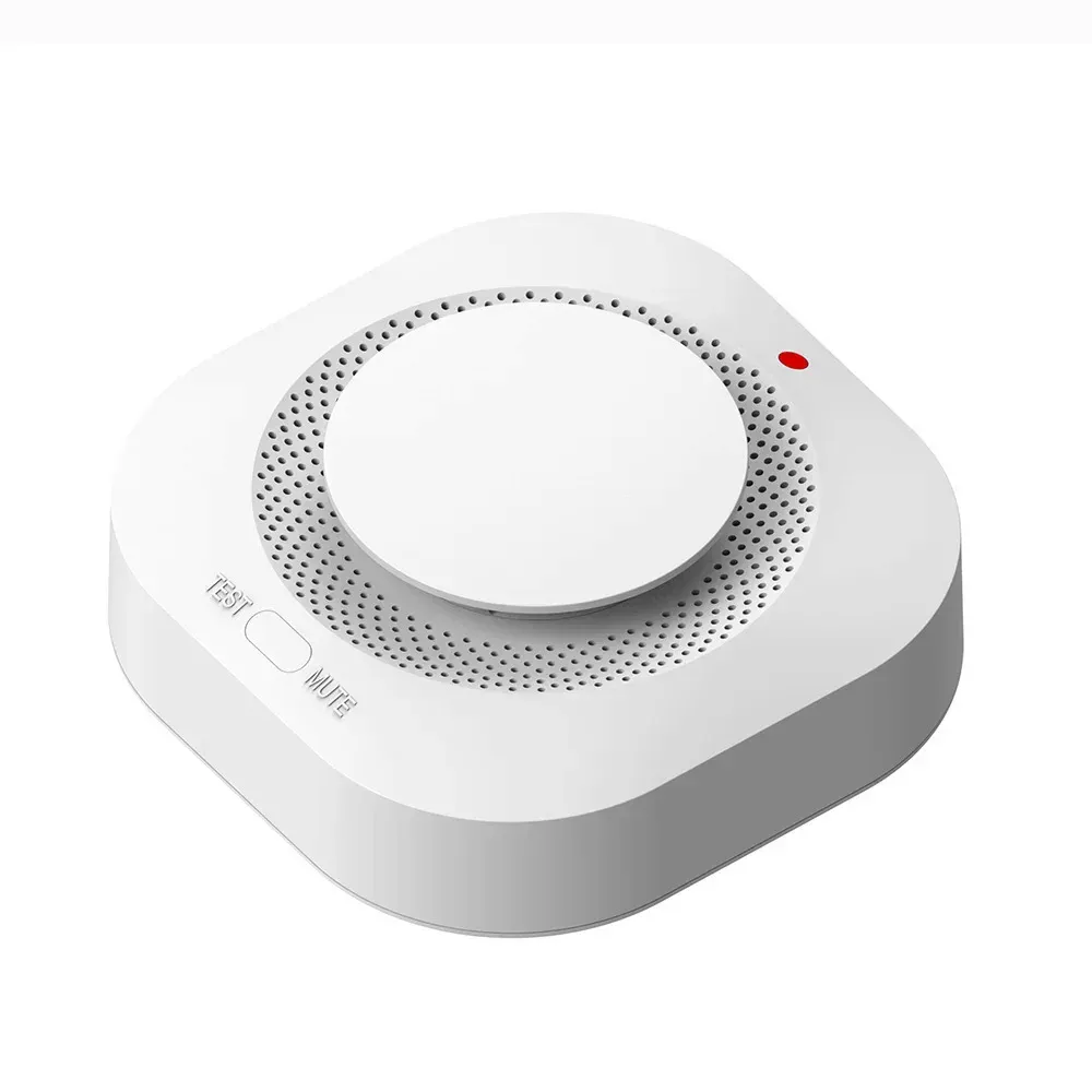 Ảnh Cảm biến báo khói Wifi, phát tín hiệu RF 433Mhz. Có thể kết hợp với đèn báo động và chuông báo thông minh 1