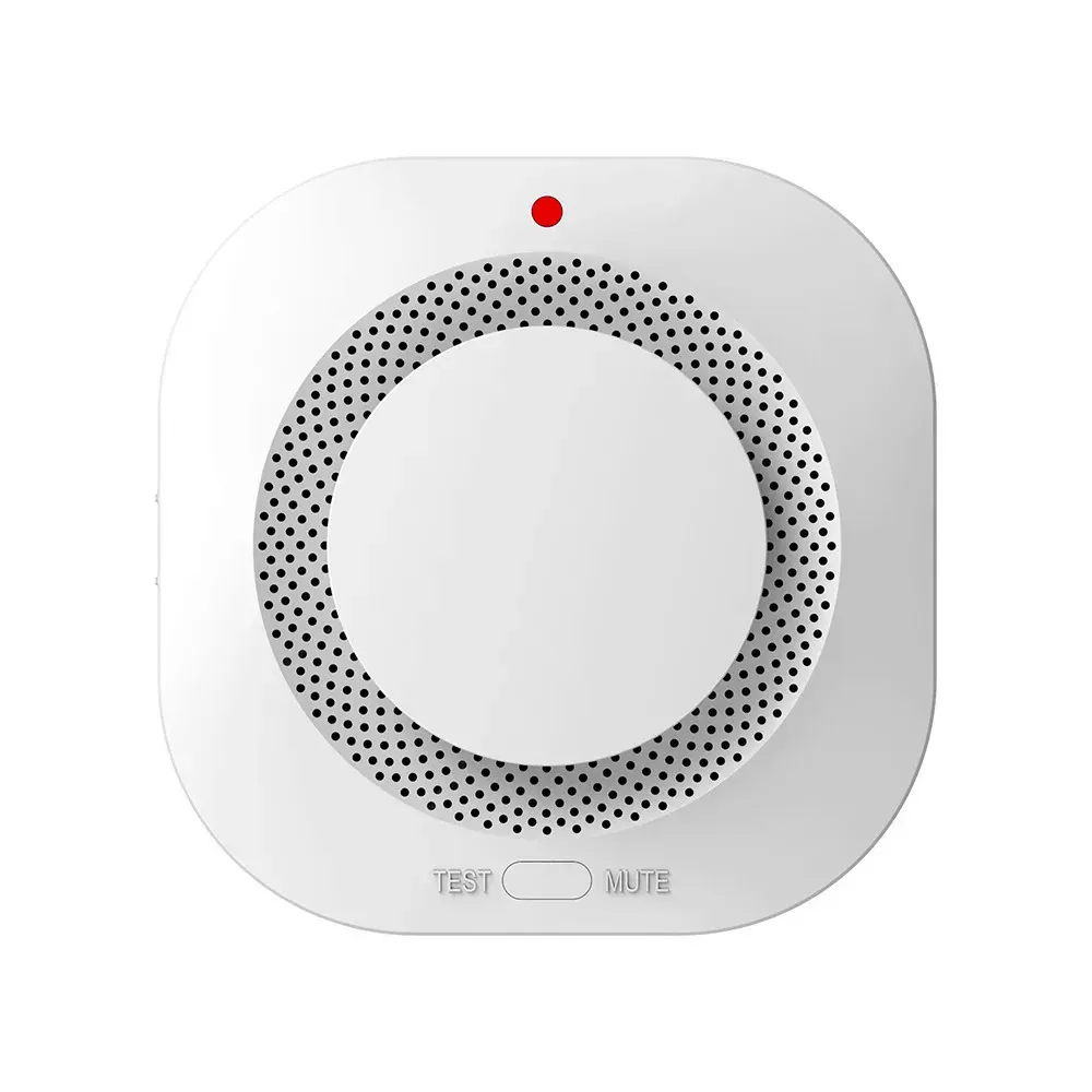 Ảnh Cảm biến báo khói Wifi, phát tín hiệu RF 433Mhz. Có thể kết hợp với đèn báo động và chuông báo thông minh 2