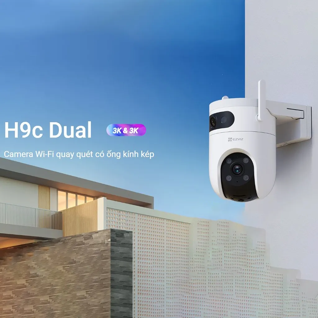 Ảnh Camera Wifi Ống Kính Kép Ezviz Trong Nhà Và Ngoài Trời, Có Màu Ban Đêm, Đàm Thoại 2 Chiều 4MP/5MP 2K+/3K 2
