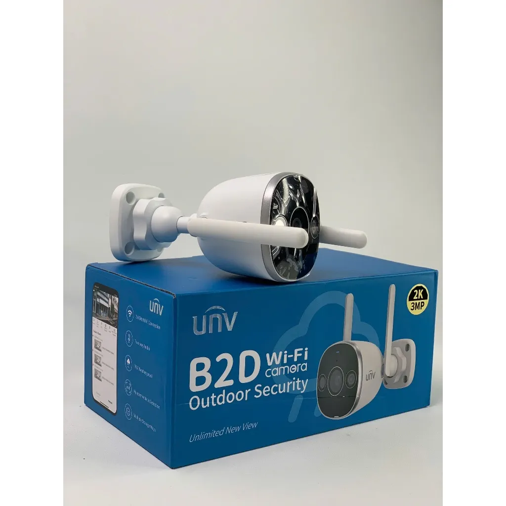 Ảnh Camera wifi quay quét 360 UNIVIEW B2D-M3F3 độ phân giải 3MP còi báo động đàm thoại 2 chiều BH 2 năm 2