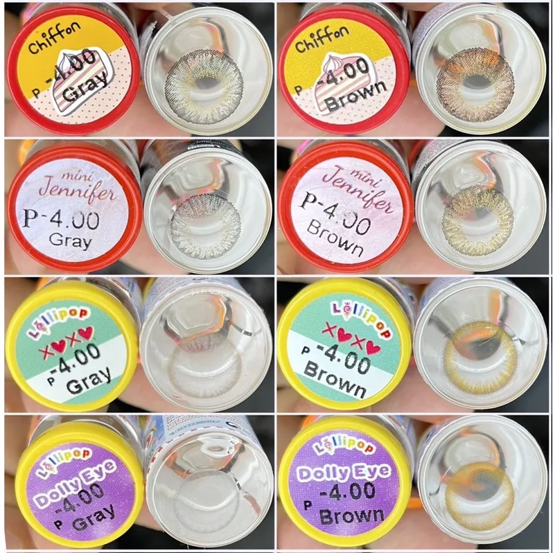 Ảnh {Cận - 4.00} -Lens, Kính áp tròng Cận màu Thời trang(Giá 1 Cặp)-Hàng sẵn p1 1