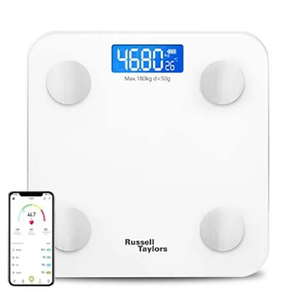 Ảnh Cân điện tử thông minh Russell Taylors Bluetooth BWS-10 đo chỉ số sức khỏe thông minh 1
