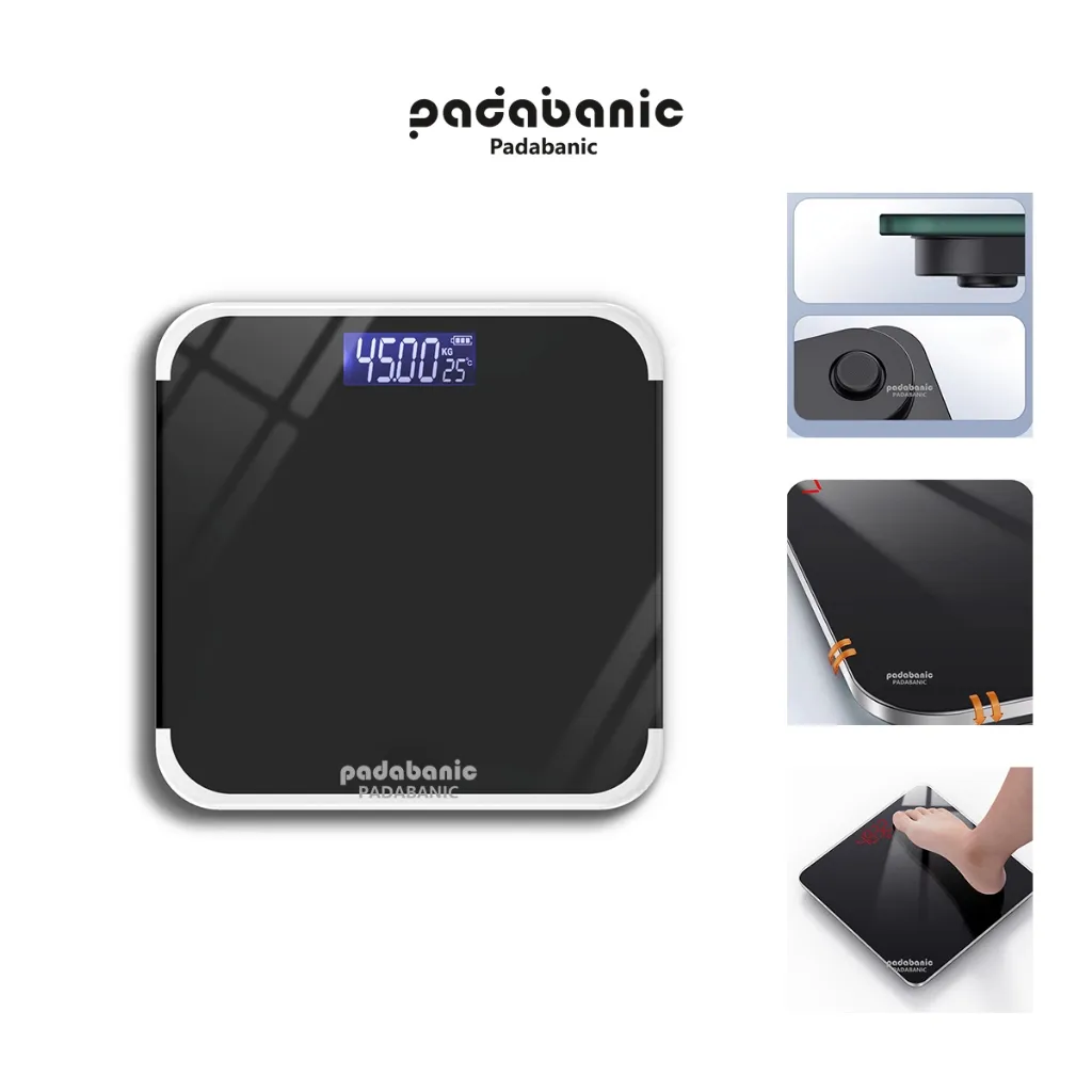 Ảnh Cân Điện Tử Padabanic 808 Sạc Tích Điện Tiện Lợi Tặng Kèm Cáp Sạc 1