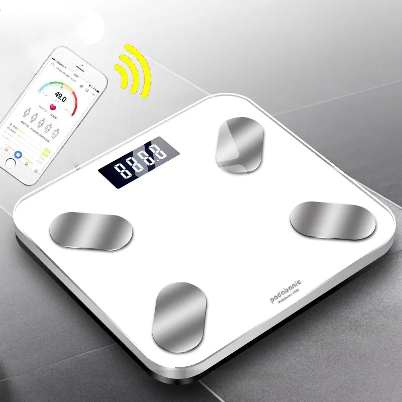 Ảnh Cân Điện Tử Padabanic Kết Nối Bluetooth Đo Chỉ Số Cơ Thể Màn Hình LCD Hiển Thị Số Đo 3