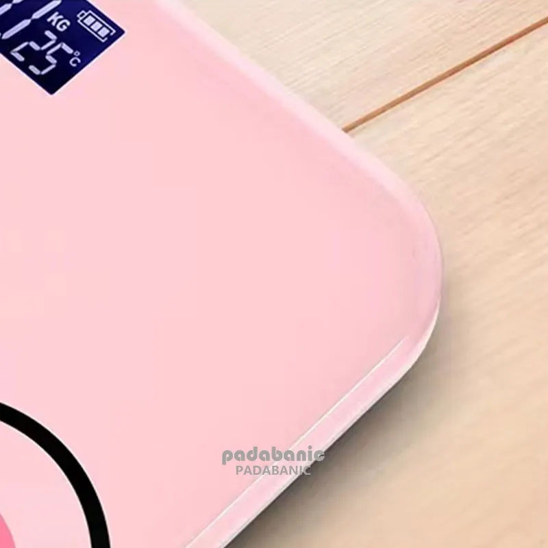 Ảnh Cân Sức Khỏe Cân Điện Tử Padabanic 377 Cún Yêu Chạy Pin 3A Kích Thước Nhỏ Gọn Độ Bền Cao 4