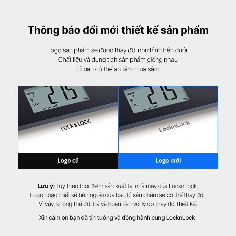 Ảnh Cân sức khỏe điện tử Lock&Lock dùng trong gia đình - 180kg ENC516BLK 2