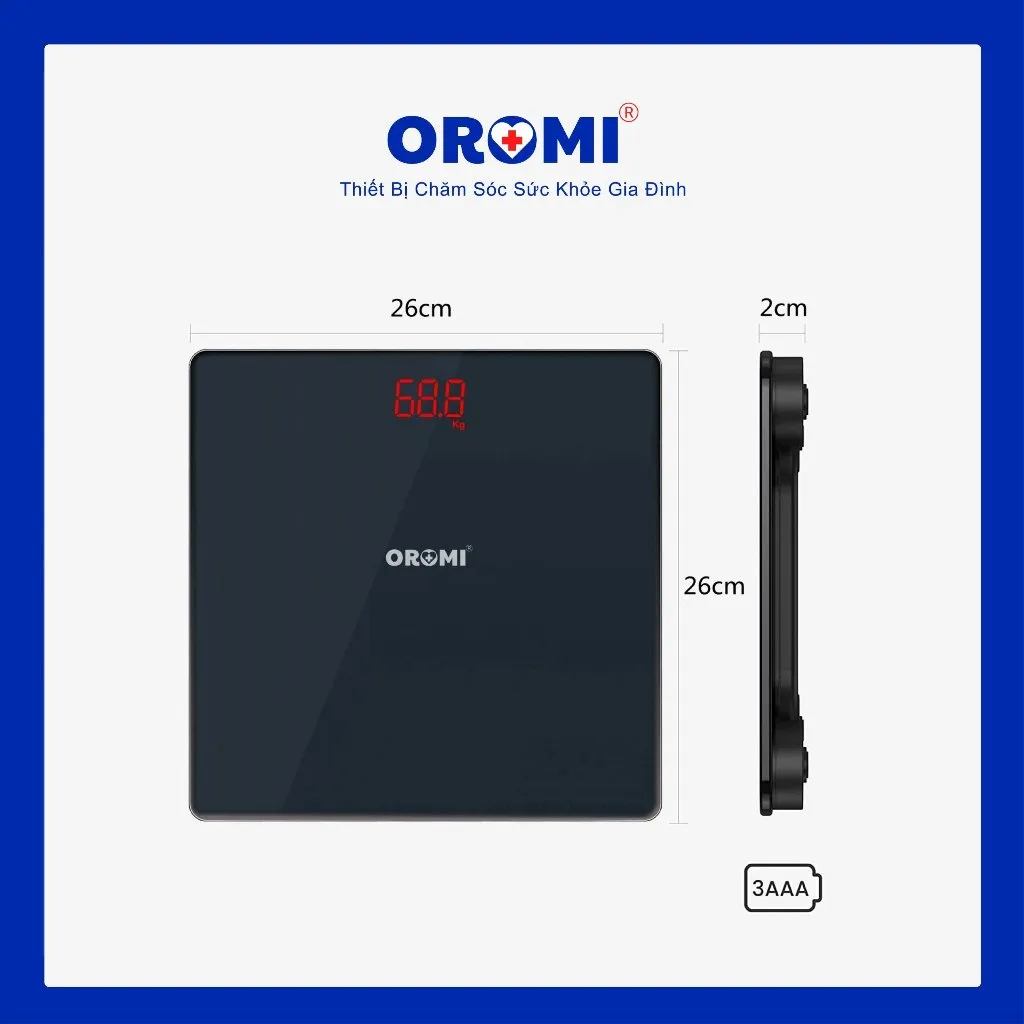 Ảnh Cân sức khỏe điện tử OROMI EB5681 2