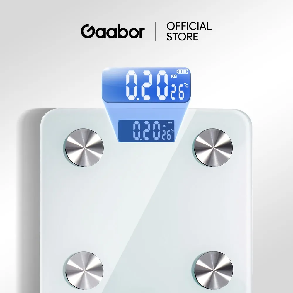 Ảnh Cân sức khỏe điện tử thông minh Gaabor GWS-M02A phân tích chỉ số cơ thể có app đo cân nặng y tế 3